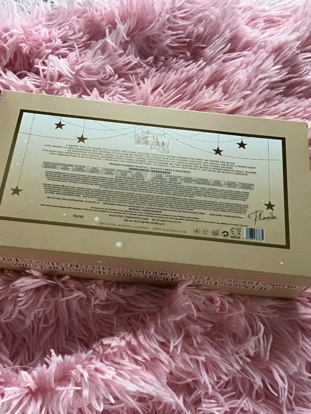 New Plouise A Desert Full Of Desire Eyeshadow Palette Nude Beige Luxury Shades